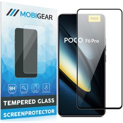 Mobigear Premium POCO F6 Pro Panzerglas Displayschutz - Hüllenfreundlich