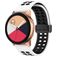 Mobigear Sport Plus Mag Silikon Smartwatch Armband Magnetverschluss - 22 mm - Schwarz / Weiß
