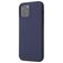 Mobigear Rubber Touch iPhone 12 Silikon Hülle Backcover - Dunkelblau