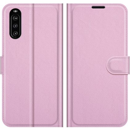 Mobigear Classic Sony Xperia 10 III Hülle Klapphülle Geldbörse - Pink