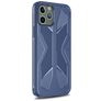 Mobigear Armor iPhone 12 Pro Max Hülle Flexibles TPU Backcover Stoßfest - Blau