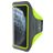 Mobiparts Comfort Fit Handyhalterung Joggen iPhone 11 Pro Max Sporthülle Neopren Sportarmband - Neon Green