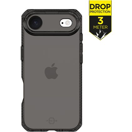 ITSKINS Level 2 SpectrumClear R iPhone Air Hülle Flexibles TPU Backcover Stoßfest - Smoke