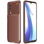 Mobigear Racing Vivo Y72 Hülle Flexibles TPU Backcover - Braun