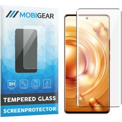 Mobigear Premium Vivo X80 Pro Panzerglas Displayschutz - Hüllenfreundlich - Schwarz