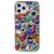 Mobigear Design iPhone 12 Pro Hülle Flexibles TPU Backcover - Graffiti