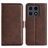 Mobigear Slim Magnet Xiaomi 15T Klapphülle Portemonnaie - Braun