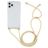 Mobigear Lanyard iPhone 12 Pro Max Flexibles TPU Handykette - Transparent / Gelb