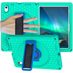 Mobigear Ruggedized iPad 10 (2022) Hülle EVA Schaum Backcover + Ständer - Grün