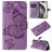 Mobigear Butterfly iPhone 16 Pro Max Klapphülle Portemonnaie - Lila