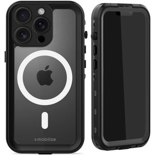 Mobilize Waterproof iPhone 16 Pro Wasserdicht MagSafe Hülle Hardcase Backcover - Schwarz