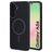 Mobiparts Slim Line Samsung Galaxy A56 MagSafe Hardcase Backcover - Onyx Black