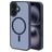 Mobiparts Hardcover iPhone 16 MagSafe Hardcase Backcover - Satin Blue