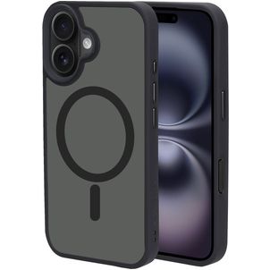 Mobiparts Hardcover iPhone 16 MagSafe Hülle Hardcase Backcover - Satin Black