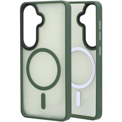 Mobiparts Hardcover Samsung Galaxy S26 MagSafe Hülle Hardcase Backcover - Satin Green