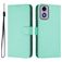 Mobigear Urban Wallet Motorola Moto E14 Klapphülle Portemonnaie - Mintgrün