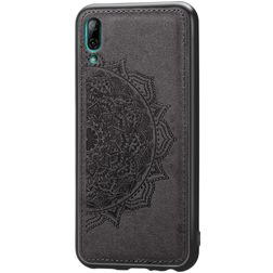 Mobigear Mandala Huawei Y7 Pro (2019) Hülle Hardcase Backcover - Schwarz