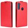 Mobigear Motorola One Fusion Plus Hülle Flipcase - Rot