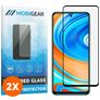 Mobigear Premium Xiaomi Redmi Note 9 Pro Panzerglas Gehärtetes Glas Displayschutz - Hüllenfreundlich - Schwarz (2er Pack)
