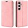 Mobigear Retro Slim Samsung Galaxy S24 FE Hülle Klapphülle Geldbörse - Pink