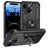 Mobigear Armor Ring iPhone 15 Hülle Hardcase Backcover Stoßfest mit Ringhalter - Schwarz