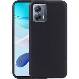 Mobigear Colors Motorola Moto G53 5G TPU (flexibel) Backcover - Schwarz