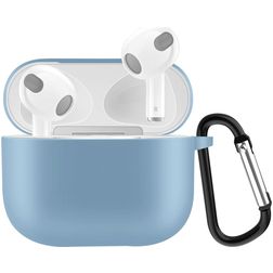 Mobigear Classic Apple AirPods 3 Hülle Flexibles Silikon - Blau