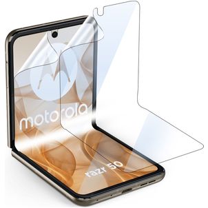 GrizzlyCoat Motorola Razr 50 Hydrogel TPU Displayschutz - Hüllenfreundlich (2er Pack)