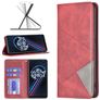 Mobigear Rhombus Slim Realme 9 Pro Plus Hülle Klapphülle - Rot