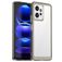 Mobigear Crystal Xiaomi Redmi Note 12 Hülle Hardcase Backcover - Transparent / Grau