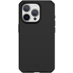 ITSkins SpectrumSilk-R iPhone 15 Pro Hülle Flexibles TPU Backcover Stoßfest - Schwarz