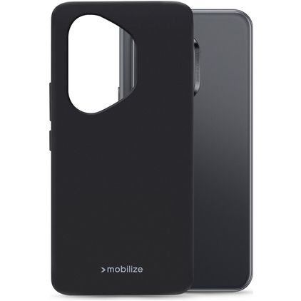 Mobilize Rubber Gelly HONOR 400 Pro Hülle Flexibles TPU Backcover - Schwarz