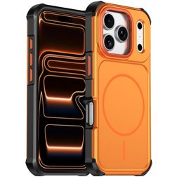 Mobigear Airbag Shockproof iPhone 17 Pro MagSafe Hülle Hardcase Backcover Stoßfest - Orange