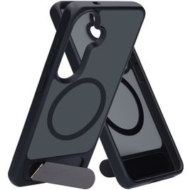 Mobiparts Hardcover Samsung Galaxy S26 MagSafe Hülle Hardcase Backcover mit Ständer - Satin Black