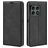 Mobigear Retro Slim OnePlus 10 Pro Hülle Klapphülle Geldbörse - Schwarz