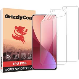 GrizzlyCoat Xiaomi 12X Hydrogel TPU Displayschutz - Hüllenfreundlich + Applikator (2er Pack)