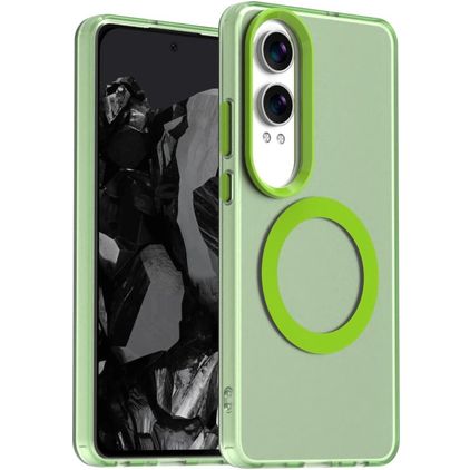 Mobigear Shockproof OnePlus Nord CE 4 Lite MagSafe Hülle Hardcase Backcover - Grün