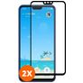 Mobigear Premium Xiaomi Mi Play Panzerglas Gehärtetes Glas Displayschutz - Hüllenfreundlich - Schwarz (2er Pack)