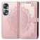 Mobigear Mandala HONOR 70 Hülle Klapphülle Geldbörse - Roségold