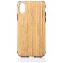 Mobigear Nature iPhone XS Max Hülle Flexibles TPU Backcover - Rosewood