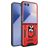 Mobigear Armor Ring Samsung Galaxy Z Flip 7 Hardcase Backcover Shockproof mit Ringhalter - Rot