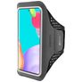 Mobiparts Comfort Fit Handyhalterung Joggen Samsung Galaxy A52s 5G Sporthülle Neopren Sportarmband - Schwarz