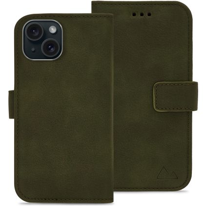 My Style Flex Wallet iPhone 13 Hülle Klapphülle Geldbörse - Forest Green