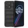 Mobigear Bumpy Realme 9 Pro Plus Hülle Flexibles TPU Backcover - Schwarz