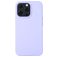 Mobigear Rubber Touch iPhone 14 Pro Max Silikon Hülle Backcover - Lila