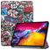 Mobigear Tri-Fold iPad Pro 11 Zoll (2021) Hülle Klapphülle - Graffiti
