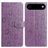 Mobigear Flowers iPhone Air Hülle Klapphülle Geldbörse - Lila