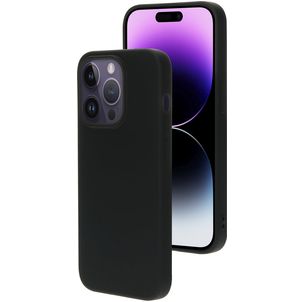 Mobiparts iPhone 14 Pro Silikon Hülle Backcover - Schwarz