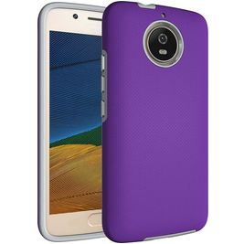 Mobigear Antislip Motorola Moto G6 Hülle Hardcase Backcover Stoßfest - Lila Mobigear Antislip Motorola Moto G6 Hülle Hardcase Backcover Stoßfest - Lila