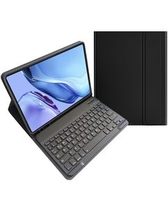 Mobigear Keys iPad 10 (2022) Hülle QWERTZ Bluetooth Tastatur Klapphülle + Stifthalter - Schwarz